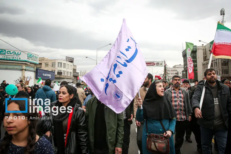 حضور مردم ایران در راهپیماتیی 22 بهمن 1404