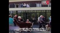 اقدام دیدنی مدیر خانه سالمندان برای بهبود روحیه سالمندان در روز های کرونایی + فیلم
