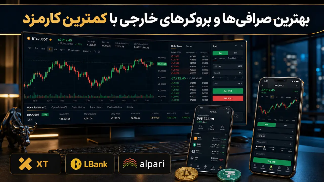 بهترین صرافی‌ها و بروکرهای خارجی با کمترین کارمزدصرافی