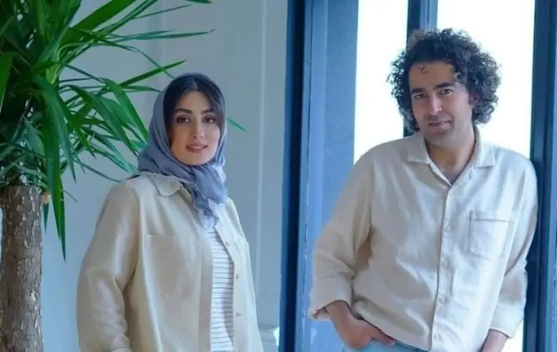 الهام طهموری در نقش وارش در کنار همسرش