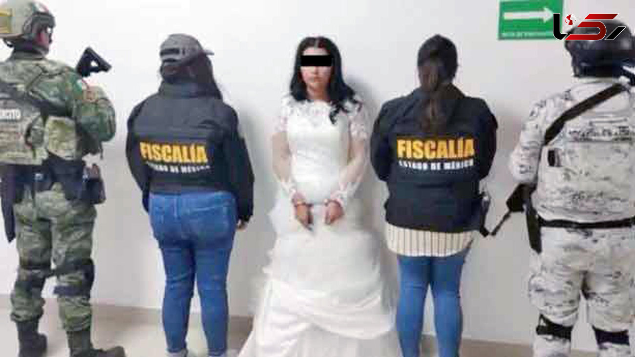 بازداشت عروس و داماد تبهکار در جشن عروسی شان + عکس عروس جوان با دستبند پلیس