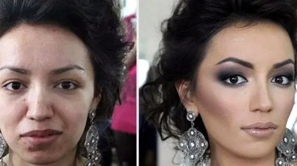 داماد پس از حجله چهره بدون آرایش عروس را دید و طلاقش داد+عکس عروس قبل و بعد از آرایش