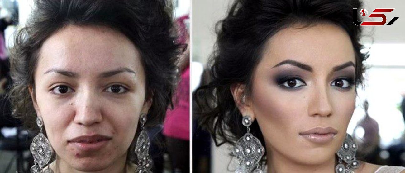 داماد پس از حجله چهره بدون آرایش عروس را دید و طلاقش داد+عکس عروس قبل و بعد از آرایش