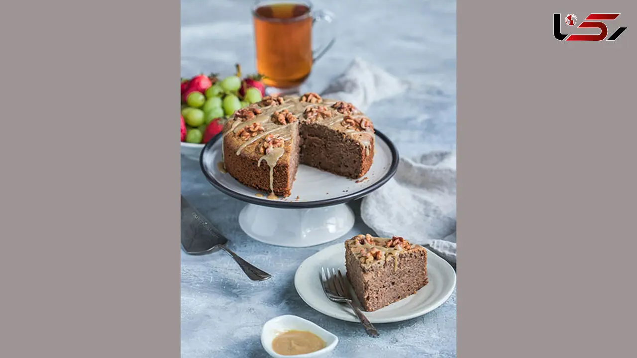 عصرانه ای خوشمزه به نام کیک ماست و گردو