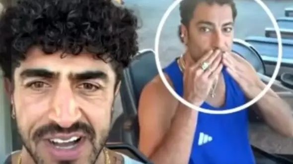 حضور نوید محمدزاده در باشگاه مجهزِ منزل آیسان اسلامی در آمریکا/ آیسان اسلامی: داداشم نوید عین مارادوناست!+فیلم