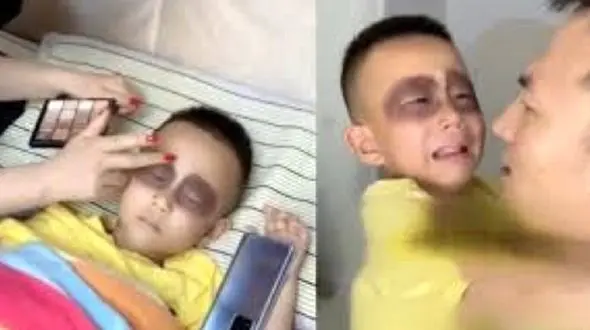 شگرد عجیب یک مادر برای گرفتن تلفن همراه از پسرش + فیلم و عکس