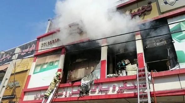 فیلم آتش سوری بزرگ در تهران + جزییات