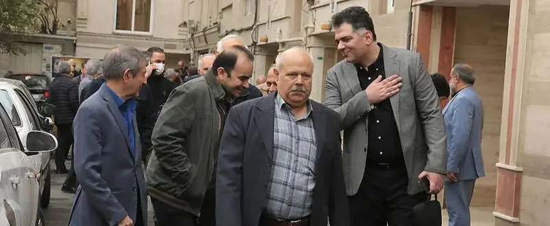 تشیع جنازه خواهر احمدی نژاد 