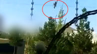 ببینید / سقوط هلیکوپتر در تمرینات آموزشی طالبان + فیلم 