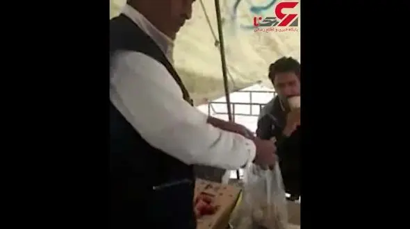 فیلم تکان دهنده از فروش عجیب سیب زمینی با 4 مشت خاک! + فیلم 