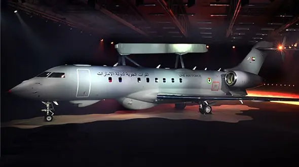 رونمایی از هواپیمای جاسوسی نسل جدید امارات + عکس