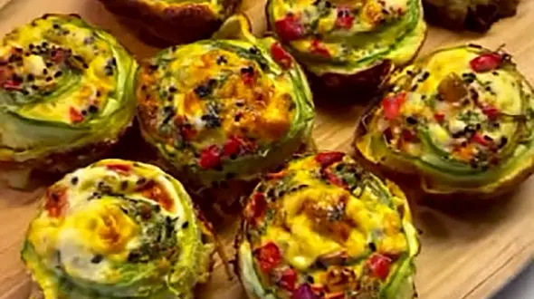 طرز تهیه مافین سبزیجات + فیلم 