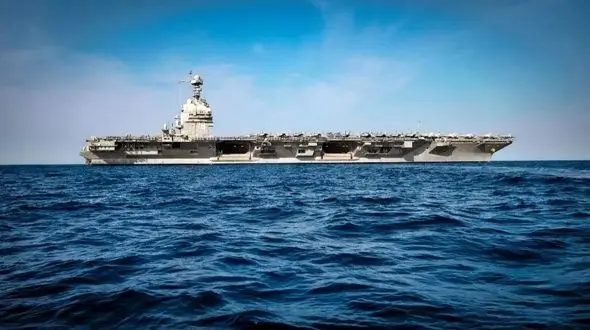 قُمار بزرگ روی آب / قوی ترین ناو جهان با نقطه ضعفی آشکار /  همه چیز درباره  ناو یو اس اس جرالد آر. فورد که راهی خاورمیانه شده است