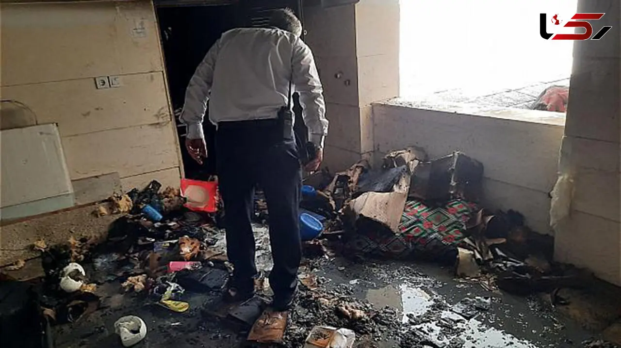 زنده زنده سوختن یک مرد در آتش خانه مسکونی / در خوی رخ داد
