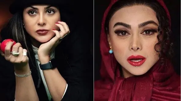 عکس عجیب آزاده صمدی