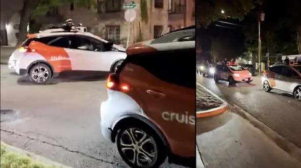 ایجاد ترافیک گسترده خودروهای خودران + فیلم 