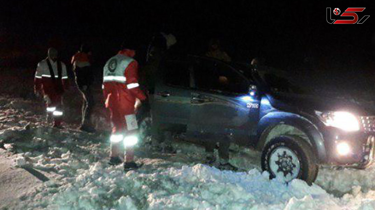  نجات 5 نفر گرفتار در برف و کولاک ارتفاعات خراسان شمالی