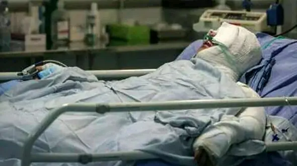 انفجار  هولناک گاز پیک نیک در بادرود / 2 مرد راهی بیمارستان شدند