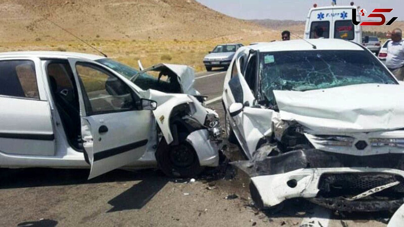 یک نفر در تصادف پاترول و پژو در زنجان جان باخت + عکس