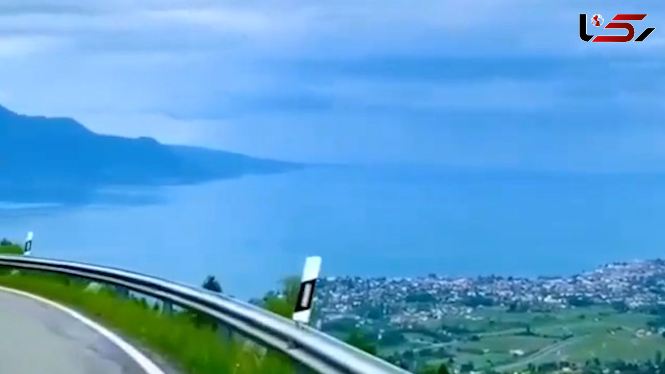 جاده زیبا در سوئیس + فیلم
