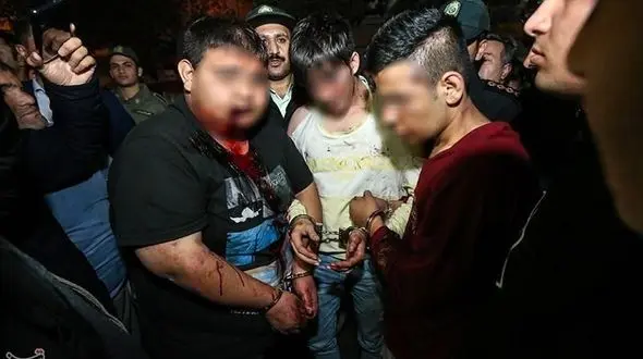 عکس های 5 گنده لات خونین و مالین خانی آباد نو ! / همه در صحنه عربه کشی بازداشت شدند