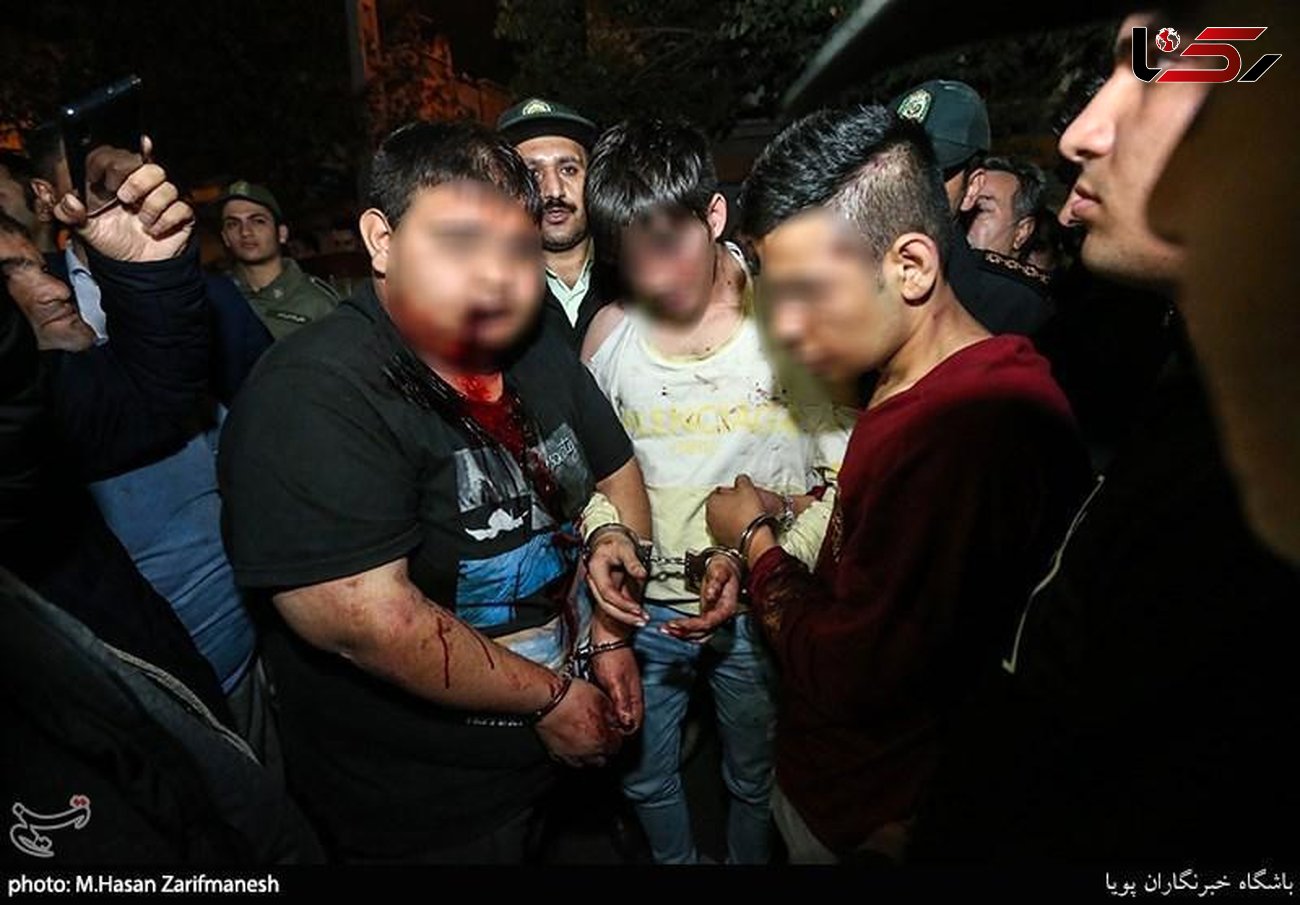 عکس های 5 گنده لات خونین و مالین خانی آباد نو ! / همه در صحنه عربه کشی بازداشت شدند