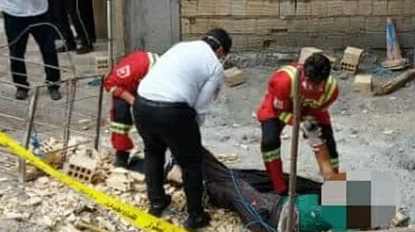 مرگ کارگر ساختمانی بر اثر سقوط از ارتفاع در خرم‌آباد