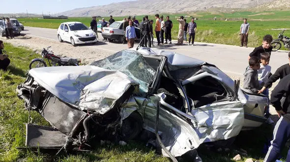 تصادف شدید درآسمان آباد + جزییات 