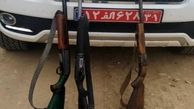 کشف 3 قبضه اسلحه شکاری در الیگودرز قبل از اقدام به شکار