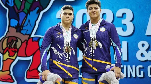 دو وزنه بردار ایران مدال های طلا و نقره را درو کردند