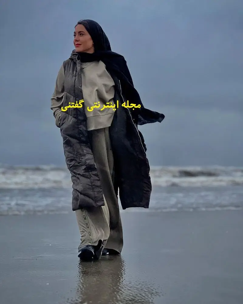 استایل خاص آزاده زارعی در نوشهر 1
