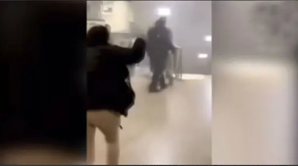 فیلم آتش‌سوزی در خط متروی استانبول