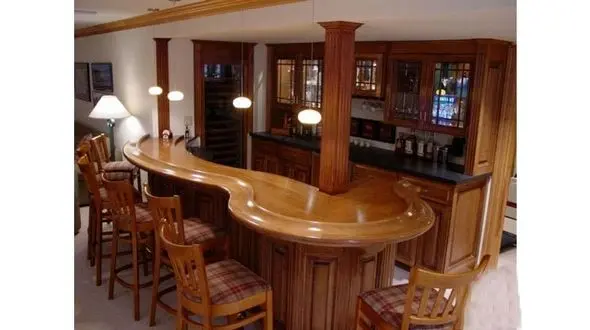 نمونه‌هایی از پیشخوان‌های زیبا و مدرن چوبی