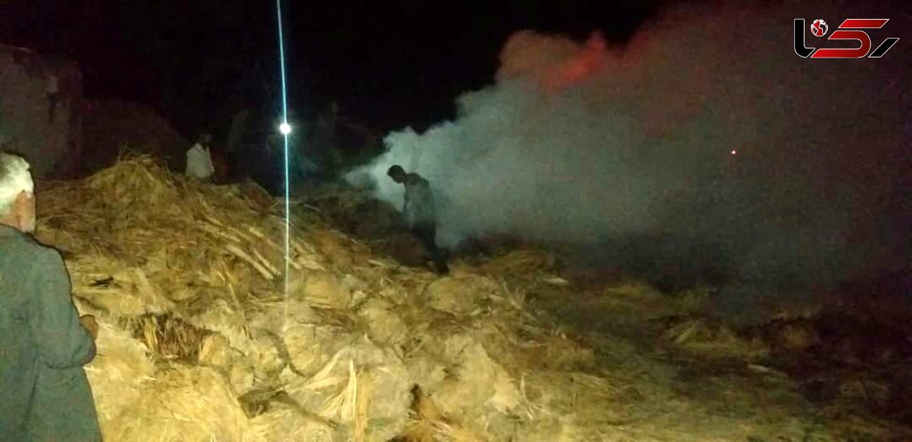 اطفای حریق در روستای سراسکند علیا توسط آتش نشانی بخشداری و شهرداری نظرکهریزی
