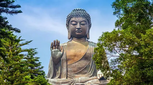 سقوط مرگبار مجسمه بودا روی مردم/ 6 نفر له شدند!