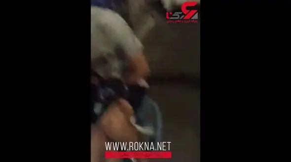 تصادف مرد دوچرخه سوار با ماشین + فیلم