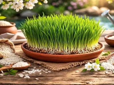 چگونه سبزه برنج زیبا برای عید نوروز درست کنیم؟