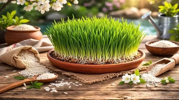 چگونه سبزه برنج زیبا برای عید نوروز درست کنیم؟