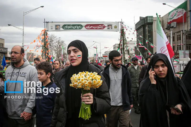 حضور مردم ایران در راهپیماتیی 22 بهمن 1404
