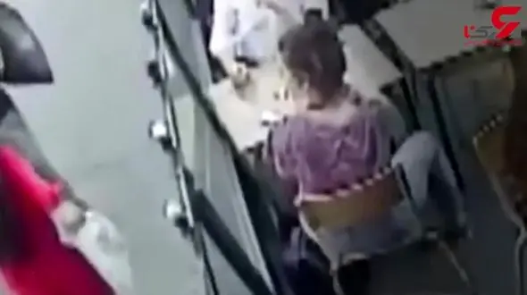 مجازات مرد خشن بخاطر کتک زدن زن در رستوران +فیلم