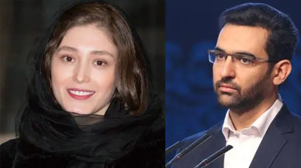 حمایت صد در صدی آذری جهرمی از  از خانم بازیگر افغان  سینمای ایران + عکس