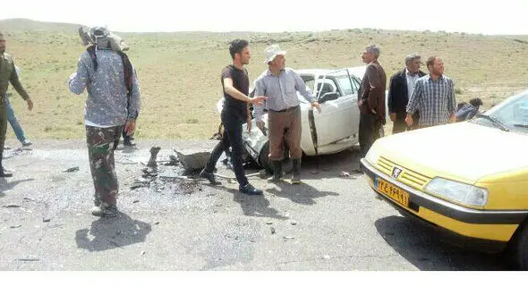 مرگ 3 معلم در تصادف جاده ای+عکس