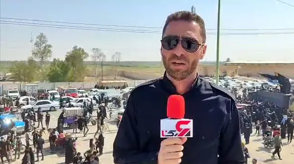 ادای دین جاماندگان پیاده روی اربعین در خضر نبی شهر آبادان