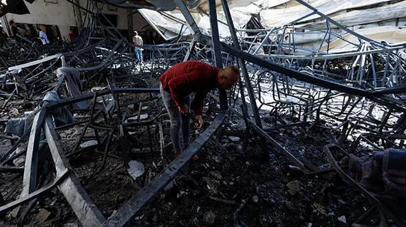 بازداشت 14 نفر در ماجرای آتش سوزی مرگبار در جشن عروسی عراق / 114 نفر زنده زنده سوختند + فیلم وجزییات