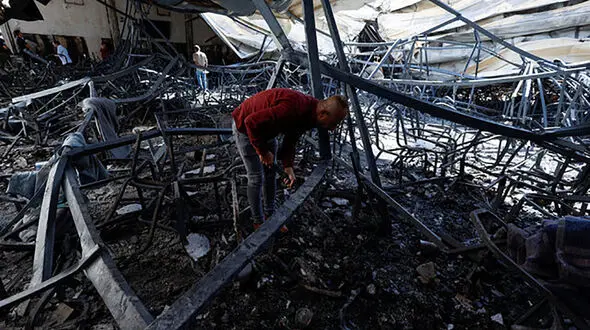بازداشت 14 نفر در ماجرای آتش سوزی مرگبار در جشن عروسی عراق / 114 نفر زنده زنده سوختند + فیلم وجزییات