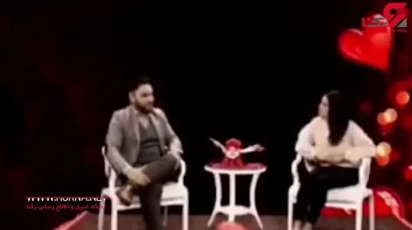 خواستگاری مجری خارجی از یک زن فارسی زبان در برنامه زنده / او سیلی خورد + فیلم