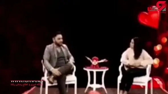 خواستگاری مجری خارجی از یک زن فارسی زبان در برنامه زنده / او سیلی خورد + فیلم