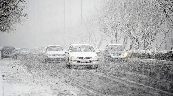 فیلم دیدنی از بارش برف بهاری در جنگل هزارجریبِ مازندران 