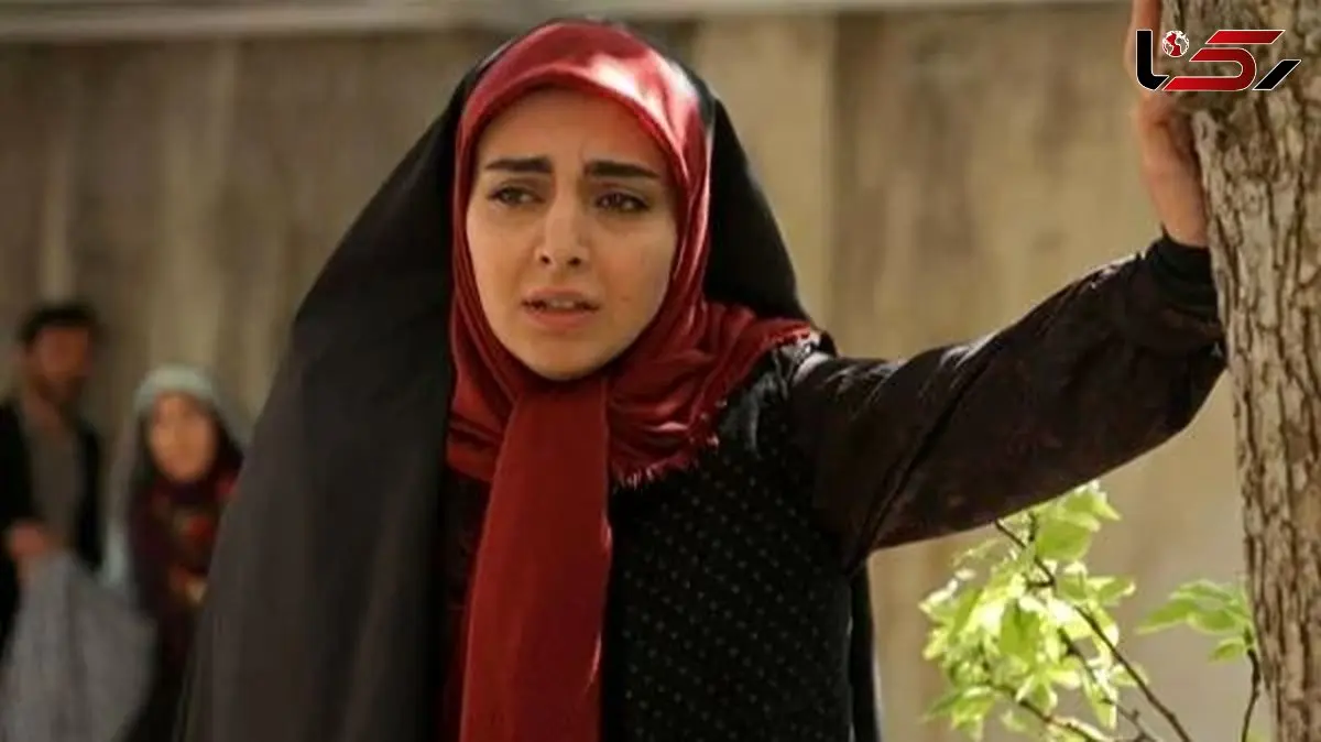 مهشید جوادی مارال سریال آنام در حرم امام رضا (ع) با چارقد گل گلی