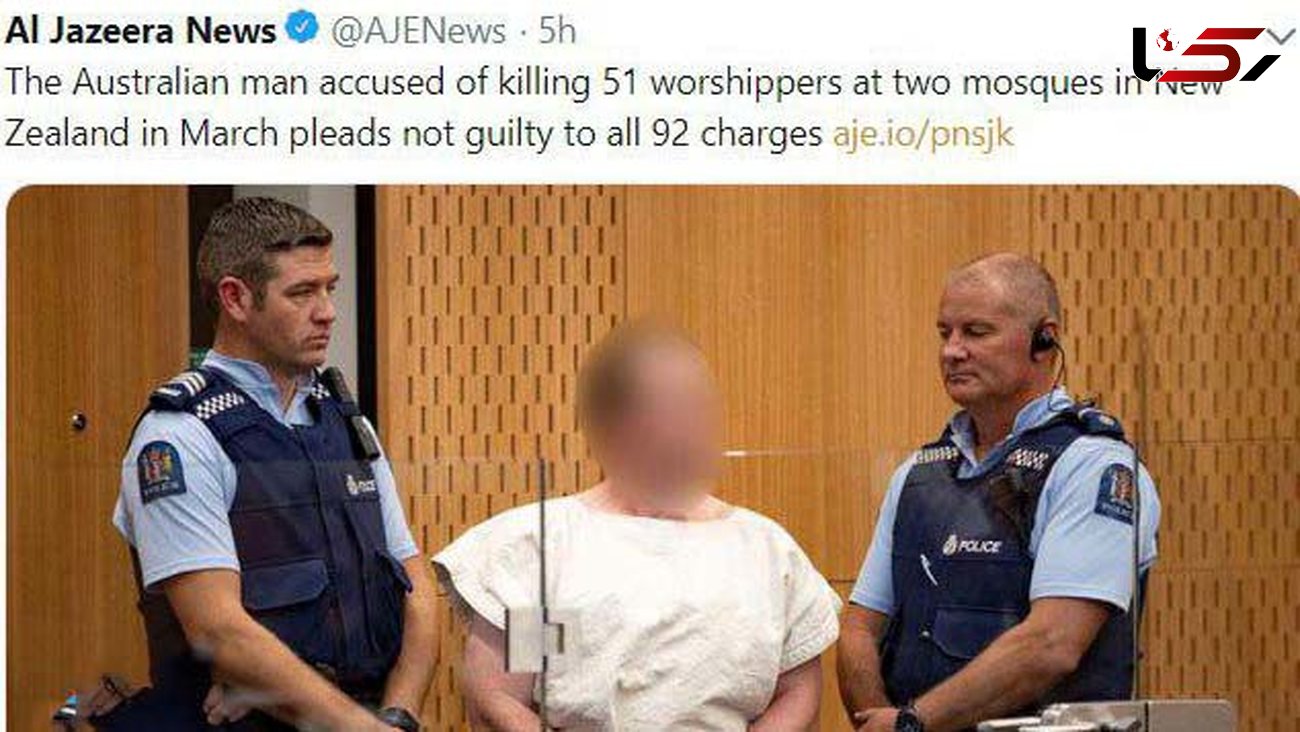دادگاه قاتل استرالیایی برگزار شد / او 51 نفر را در مسجد کشت +عکس